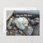 Du bist meine Rock 1 Postkarte (Vorne/Hinten)