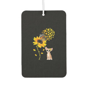 Du bist meine Sonnenblume Chihuahua Männer Frauen Autolufterfrischer