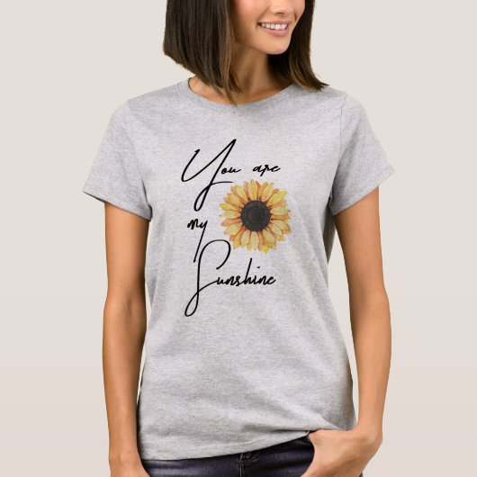 Du bist meine Sonnenblume niedlich T-Shirt (Vorderseite)