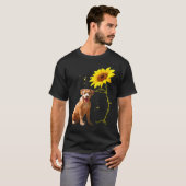 Du bist meine Sonnenblume Pitbull Lover T-Shirt (Vorne ganz)