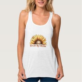 Du bist meine Sonnenblume Tank Top