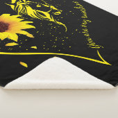 Du bist meine Sonnenblume und mein Pferd Sherpadecke (3/4)