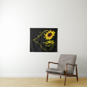 Du bist meine Sonnenblume und mein Pferd Wandteppich (Beispiel (Horizontal))