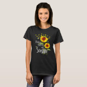 Du bist meine Sonnenblumen-Butterblume Mutter D T-Shirt (Vorne ganz)