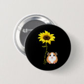 Du bist meine Sonnenblumen-Guinea Mama Button (Vorne & Hinten)