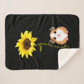 Du bist meine Sonnenblumen-Guinea Mama Sherpadecke (Vorderseite (Horizontal))