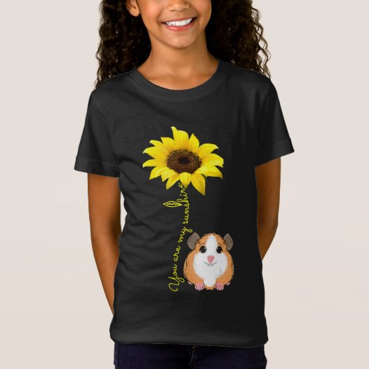 Du bist meine Sonnenblumen-Guinea Mama T-Shirt (Vorderseite)