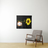 Du bist meine Sonnenblumen-Guinea Mama Wandteppich (Beispiel (Horizontal))