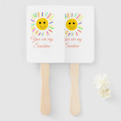 Du bist meine sonnengelbe orange Sonnenstrahlen hi Fächer (Vorne und Hinten)