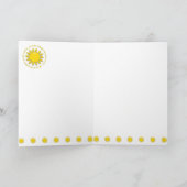 Du bist meine Sonnengrußkarte Karte (Innenseite)