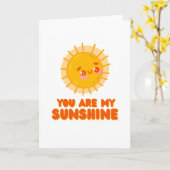 Du bist meine Sonnengrußkarte Karte (Gelbe Blume)