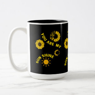 Du bist meine sonneninspirierende Geschenkidee Tas Zweifarbige Tasse