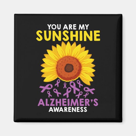 Du bist meine Sonnenschein-Alzheimer-Erkenntnis Magnet (Vorne)