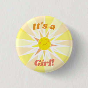 Du bist meine Sonnenschein-Babydusche. Es ist ein Button