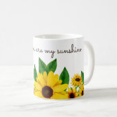 Du bist meine Sonnenschein-Tasse Kaffeetasse (VorderseiteRechts)