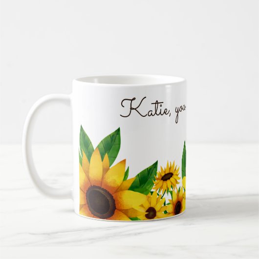 Du bist meine Sonnenschein-Tasse Kaffeetasse (Links)