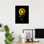 Du bist meine Sonnenscheinblume Poster (Heimbüro)