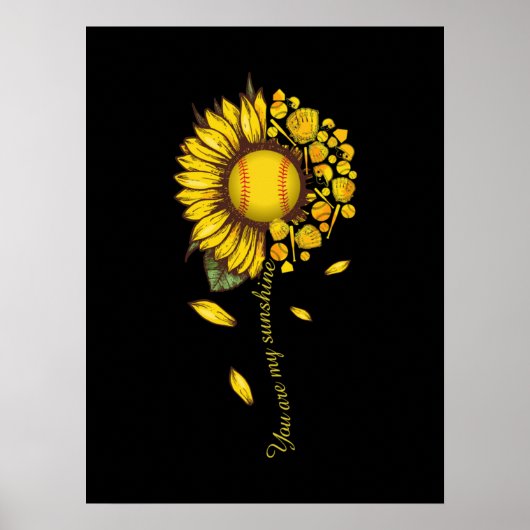 Du bist meine Sonnenscheinblume Poster (Vorne)