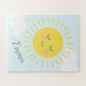 Du bist meine sonnenscheinige glückliche Sonne Puzzle (Horizontal)