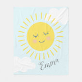 Du bist meine sonnenscheinige, glückliche Sonnenil Fleecedecke (Vorderseite)