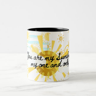 Du bist meine sonnenscheinige Tasse Spaß und grafi