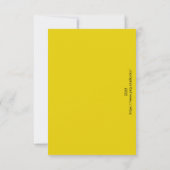 Du bist meine Sonnenscheinkarte Dankeskarte (Rückseite)