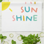 Du bist meine Sonnenscheinpalette Geschirrtuch (Gefaltet)