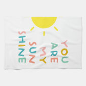 Du bist meine Sonnenscheinpalette Geschirrtuch (Horizontal)