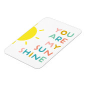 Du bist meine Sonnenscheinpalette Magnet (Linke Seite)