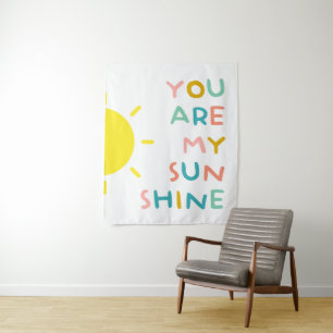 Du bist meine Sonnenscheinpalette Wandteppich