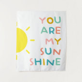 Du bist meine Sonnenscheinpalette Wandteppich (Vorderseite)