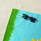 Du bist meine Sonnenscheinsonne Strandtuch (Beispiel)