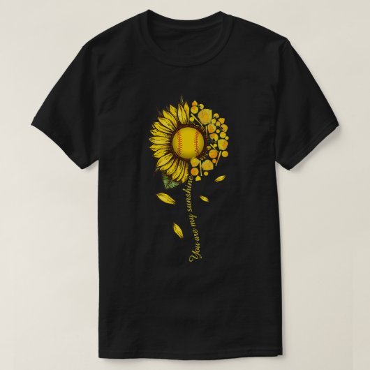 Du bist meine Sonnenschutzcreme-Sonnenblume T T-Shirt (Design vorne)