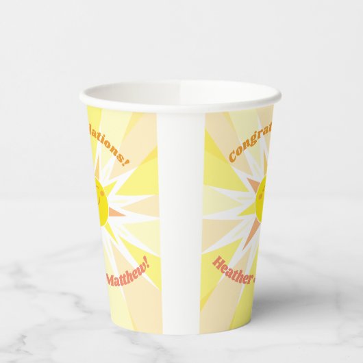 Du bist meine Sonnenschutzdusche Pappbecher (Links)