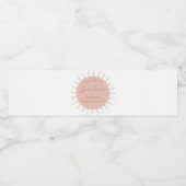 Du bist meine Sonnenschutzdusche Wasserflaschenetikett (Einzelnes Label)