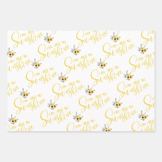 Du bist meine Sonnenschutzhülle Geschenkpapier Set (Vorderseite 2)