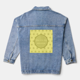Du bist meine Sonnenschutzjacke (Butter gelb) Jeansjacke