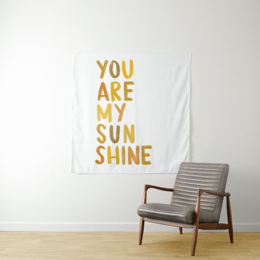 Du bist meine Sonnenschutzmauer Wandteppich (Beispiel)