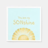 Du bist meine Sonshi-Babydusche Serviette (Vorderseite)