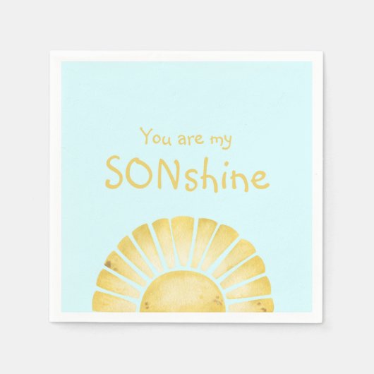 Du bist meine Sonshi-Babydusche Serviette (Vorderseite)