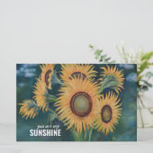 Du bist meine Sunshine Flat Grußkarte Briefpapier (Stehend Vorderseite)