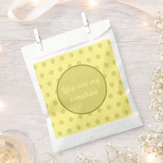 Du bist meine Sunshine Gefälligkeitssäcke (Butterg Geschenktütchen (Ausgeschnitten)