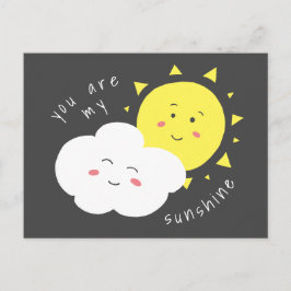Du bist meine Sunshine-Postkarte Postkarte
