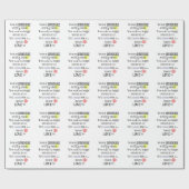 Du bist meine Sunshine Word Art Typografie Geschenkpapier (Flach)