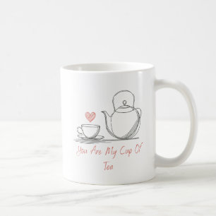 Du bist meine Tasse des Tea Valentinstag