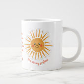 Du bist meine Tasse mit sonnendurchfluteten Texten (Rechts)