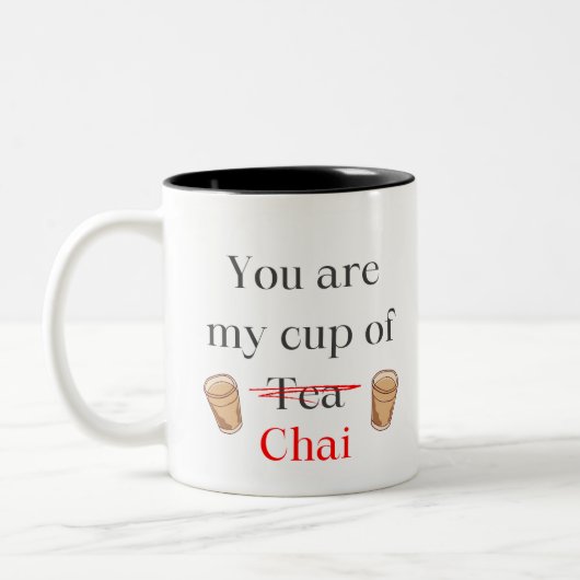 Du bist meine Tasse Tee-Chai-Tasse (Links)