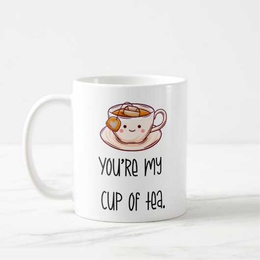 Du bist meine Tasse Tee Kaffeetasse – Cozy Geschen (Links)