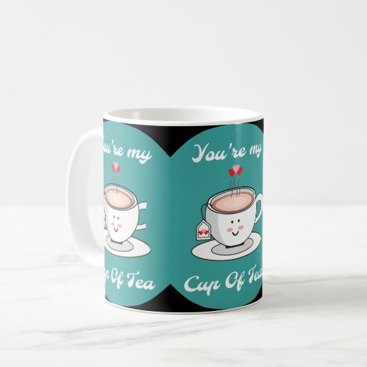 Du bist meine Tasse Tee-TASSE (Vorderseite Links)