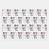 Du bist meine Tasse Teewaschpapier Geschenkpapier Set (Vorderseite 2)